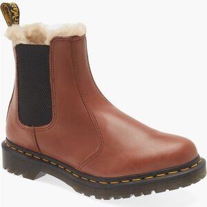Dr. Martens Faux Fur Chelsea Boot 7